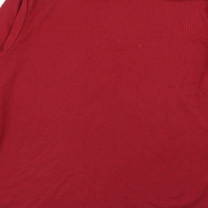 tradition Womens Red   Basic T-Shirt Size 12
