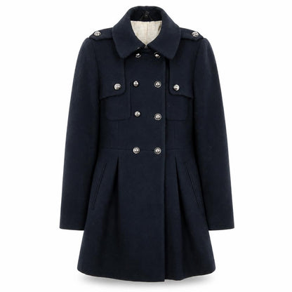 Marks & Spencer Womens Blue   Overcoat Coat Size 10