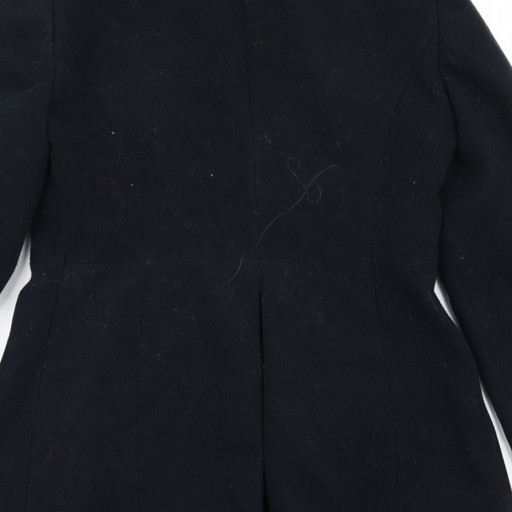 Womens UK Size 10 M&S Blue Overcoat