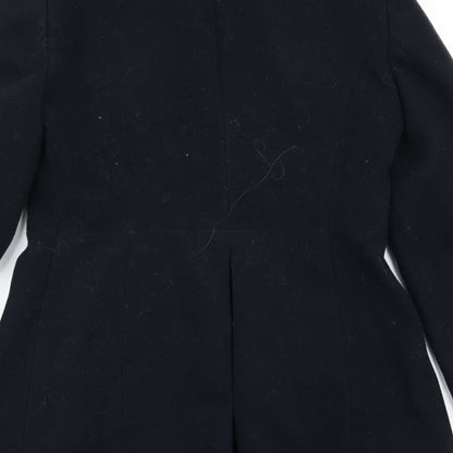 Womens UK Size 10 M&S Blue Overcoat
