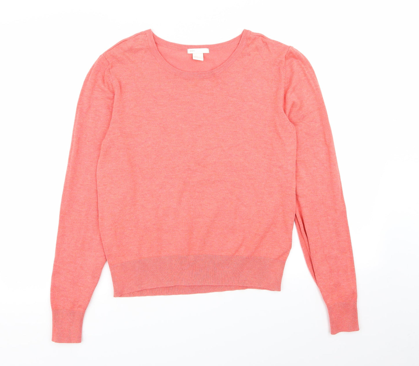 Womens UK Size S H&M Pink Pullover Jumper