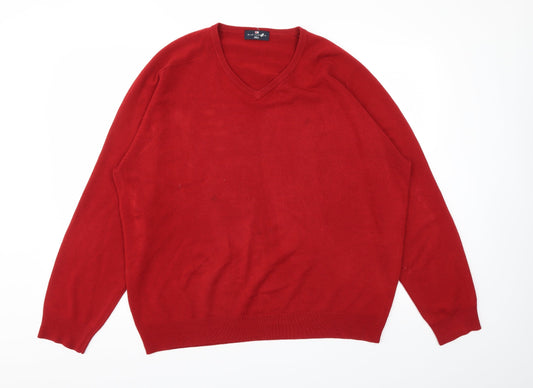 Mens UK Size XL M&S Red Pullover Sweatshirt