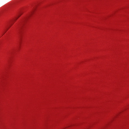 Mens UK Size XL M&S Red Pullover Sweatshirt