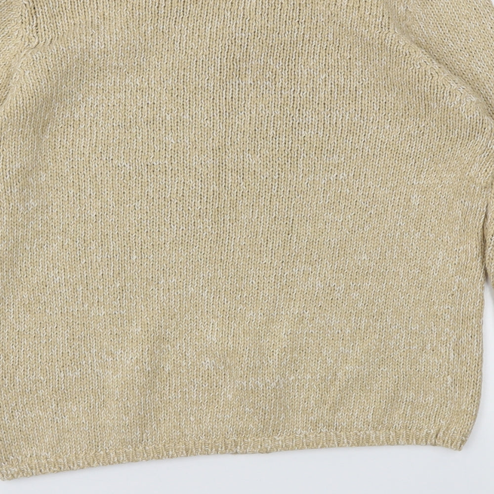 Womens UK Size 16 M&S Beige Pullover Jumper