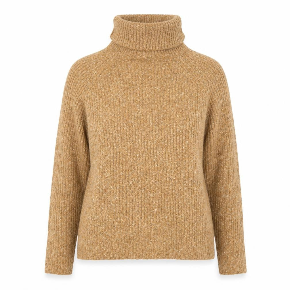 Womens UK Size M Papaya Yellow Pullover Jumper