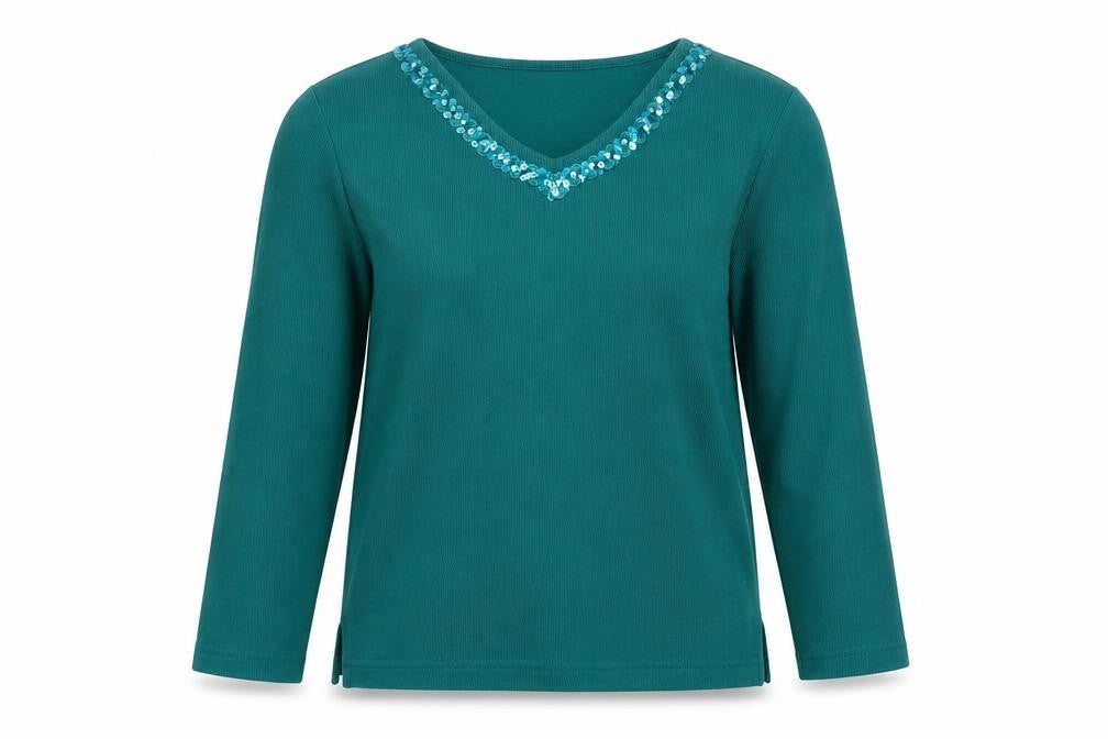 Bonmarché Womens Green Pullover Jumper Size S