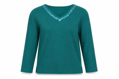 Bonmarché Womens Green Pullover Jumper Size S