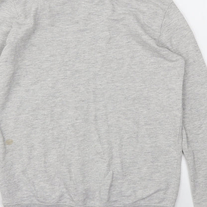 H&M Girls Grey Animal Print  Pullover Jumper Size 11-12 Years