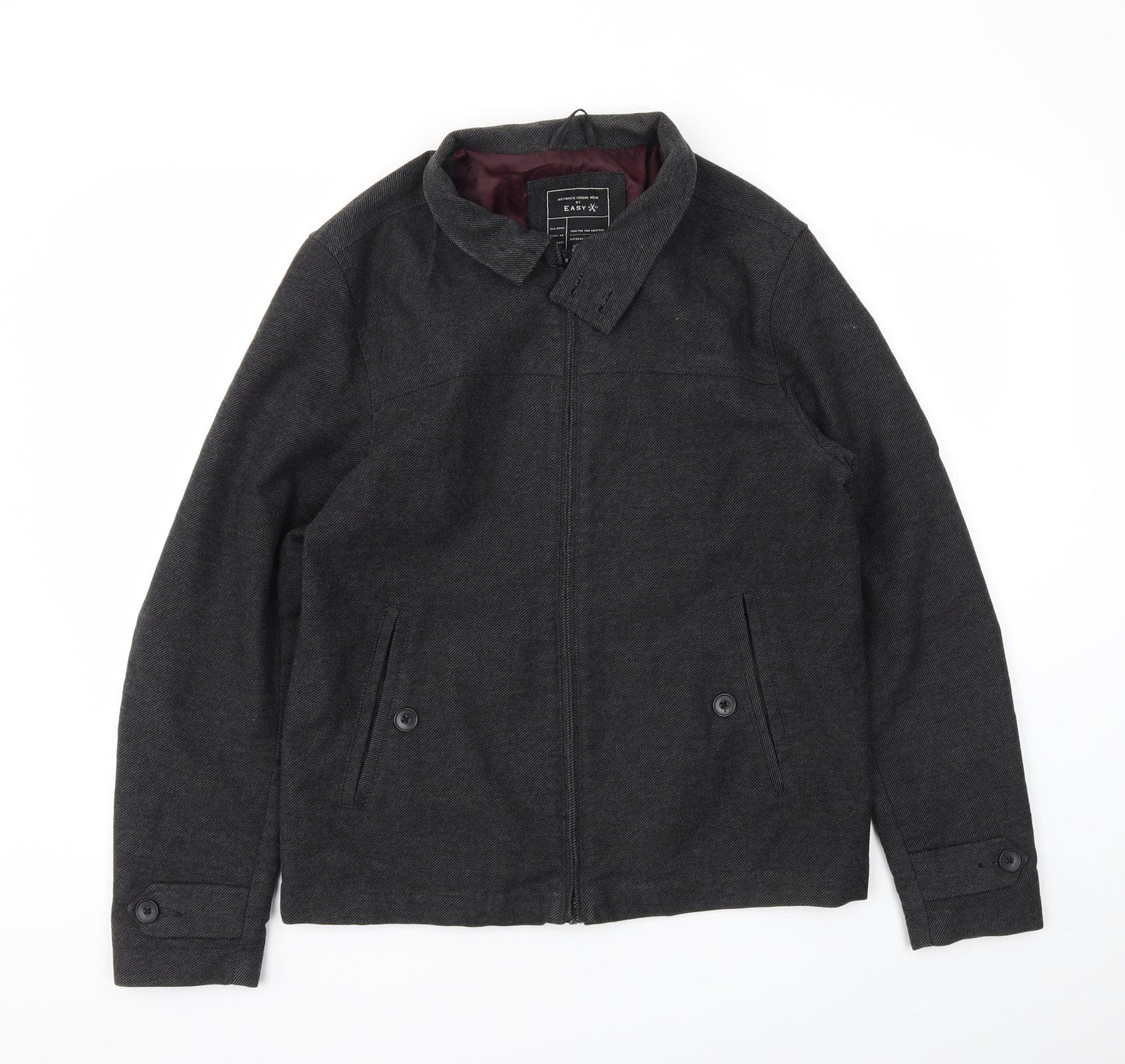 Mens UK Size M Matalan Black Jacket