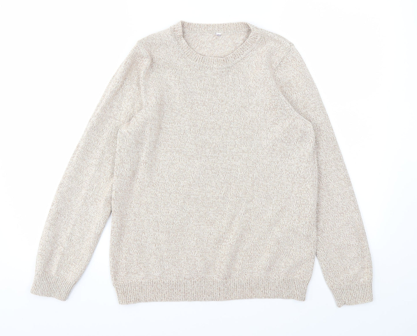 Womens UK Size 12 BHS Beige Pullover Jumper