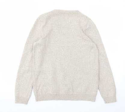Womens UK Size 12 BHS Beige Pullover Jumper