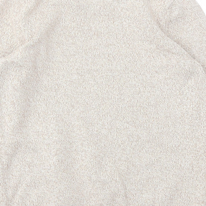 Womens UK Size 12 BHS Beige Pullover Jumper