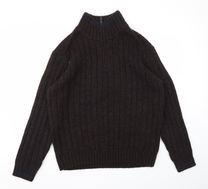 Mens UK Size L M&S Brown Pullover Sweatshirt