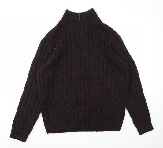 Mens UK Size L M&S Brown Pullover Sweatshirt