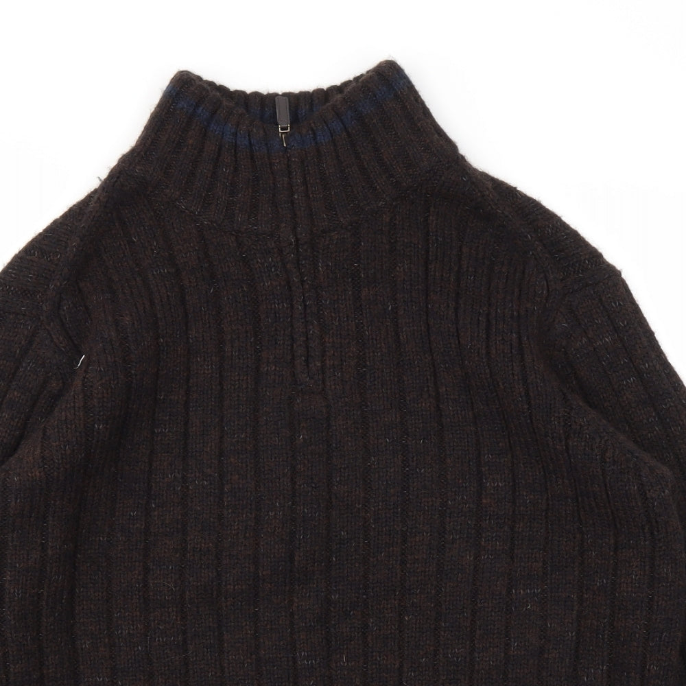 Mens UK Size L M&S Brown Pullover Sweatshirt