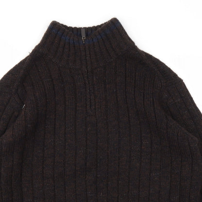 Mens UK Size L M&S Brown Pullover Sweatshirt