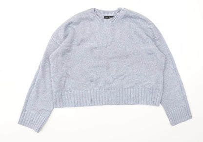 Womens UK Size L New Look Blue Pullover Jumper
