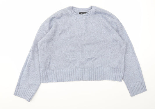 Womens UK Size L New Look Blue Pullover Jumper
