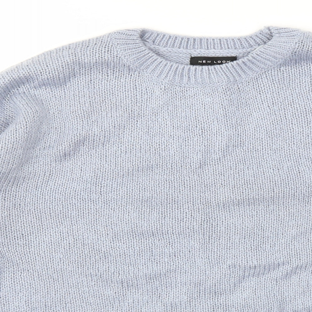 Womens UK Size L New Look Blue Pullover Jumper