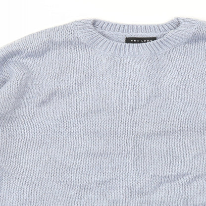 Womens UK Size L New Look Blue Pullover Jumper