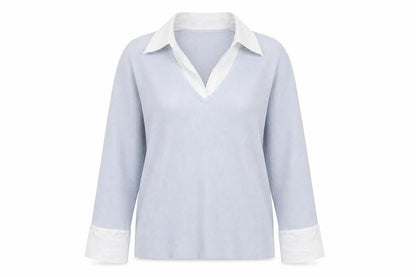 BEBBIE MORGAN Womens Blue   Pullover Jumper Size XL