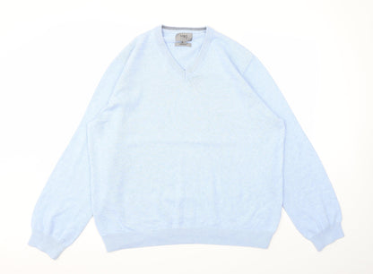 Mens UK Size XL M&S Blue Pullover Sweatshirt