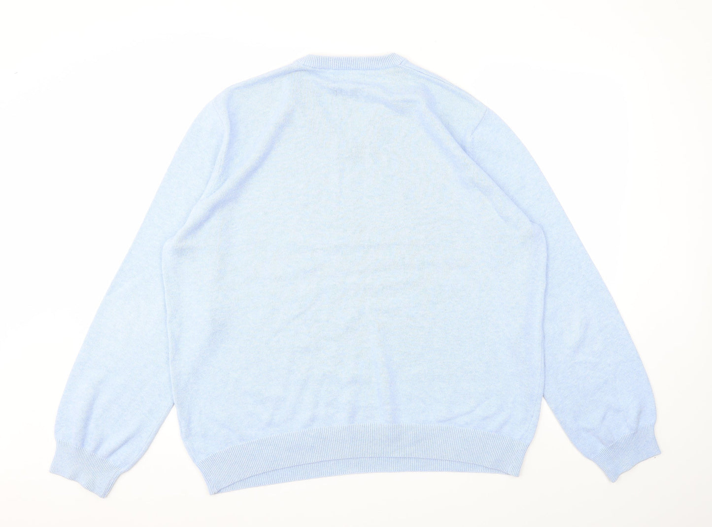 Mens UK Size XL M&S Blue Pullover Sweatshirt