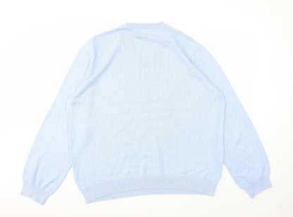 Mens UK Size XL M&S Blue Pullover Sweatshirt