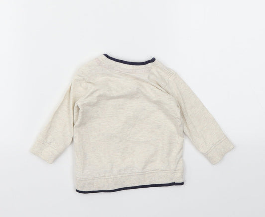 George Boys Ivory   Pullover Jumper Size 0-3 Months