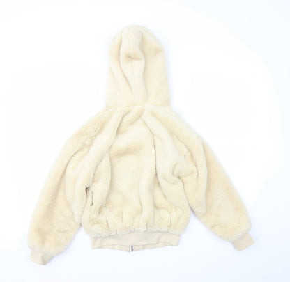 Topshop Girls Beige   Basic Jacket Coat Size XS