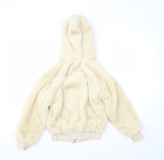 Topshop Girls Beige   Basic Jacket Coat Size XS