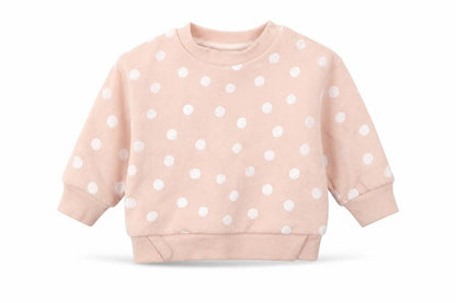 Nutmeg  Pink Polka Dot  Pullover Jumper Size 0-3 Months