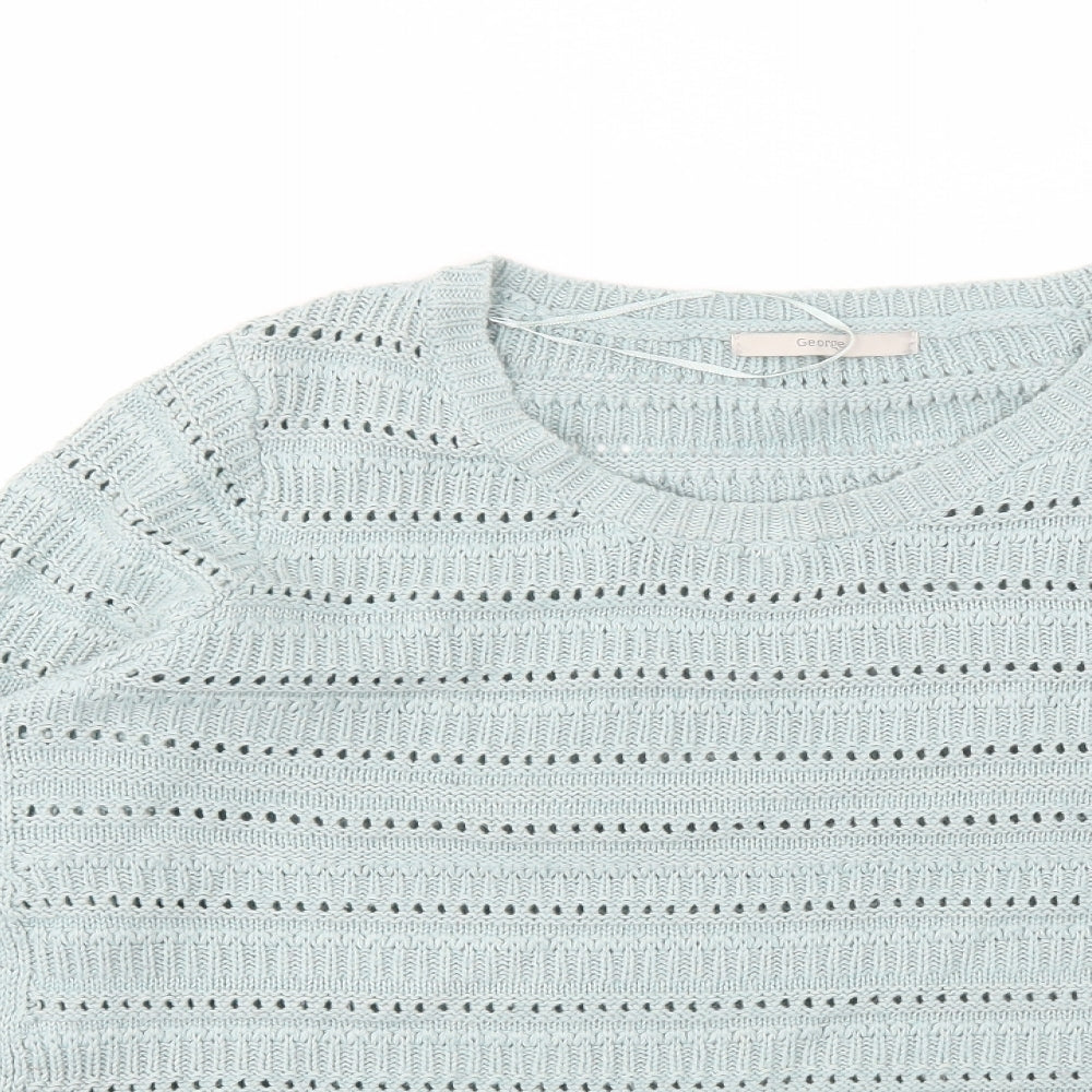 George Womens Blue   Pullover Jumper Size 12