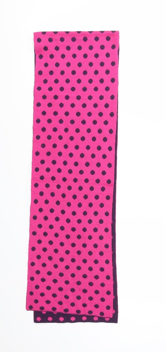 BHS Girls Pink Spotted  Scarf Scarves & Wraps Size Regular