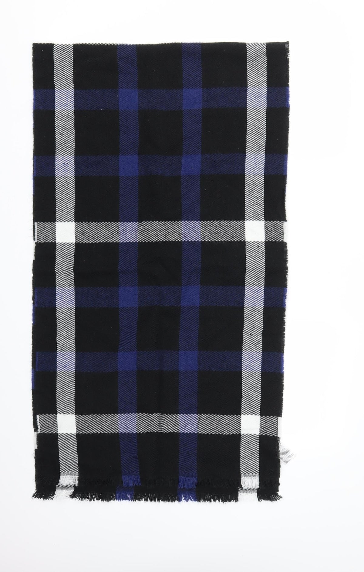 Gap Womens Blue Check   Scarf