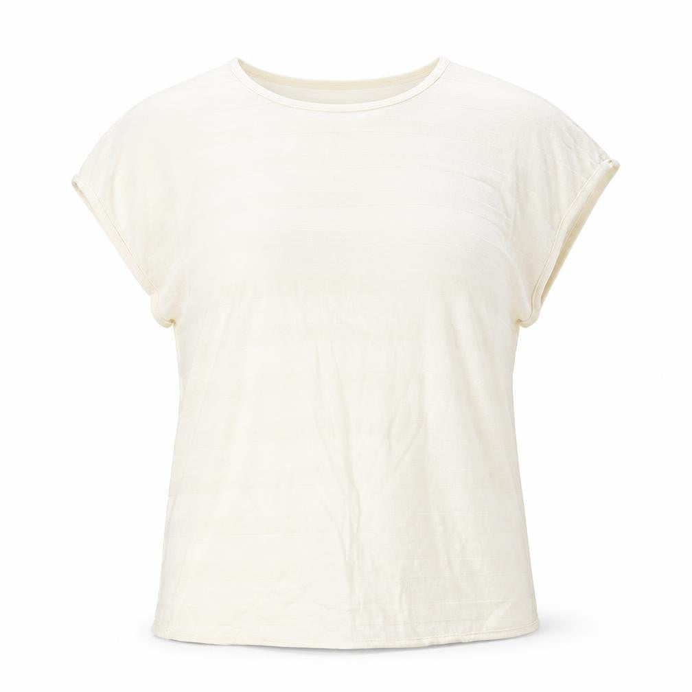 Womens UK Size 16 Per Una Beige Basic T-Shirt
