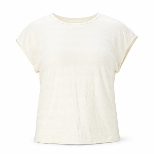 Womens UK Size 16 Per Una Beige Basic T-Shirt