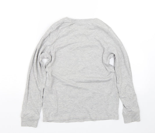 NEXT Boys Grey   Pullover Sweatshirt Size 11 Years  - Christmas