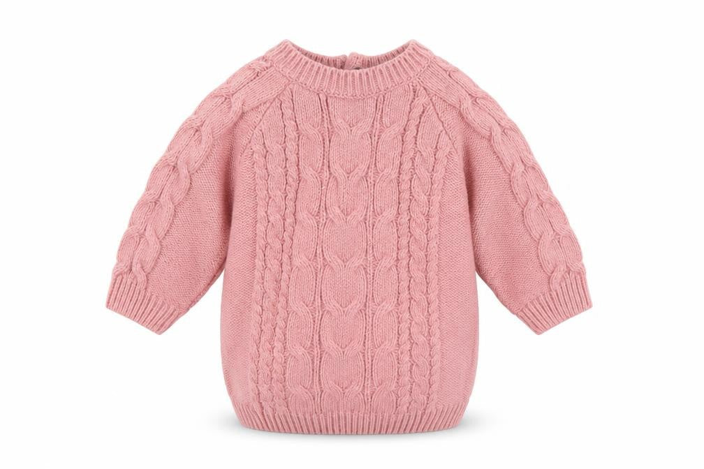 NEXT Girls Pink  Knit Pullover Jumper Size 3-6 Months