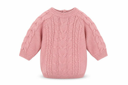 NEXT Girls Pink  Knit Pullover Jumper Size 3-6 Months