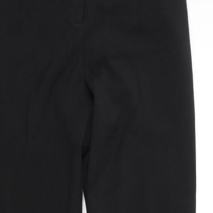 Womens UK Size 14 BHS Regular Fit  Black Trousers