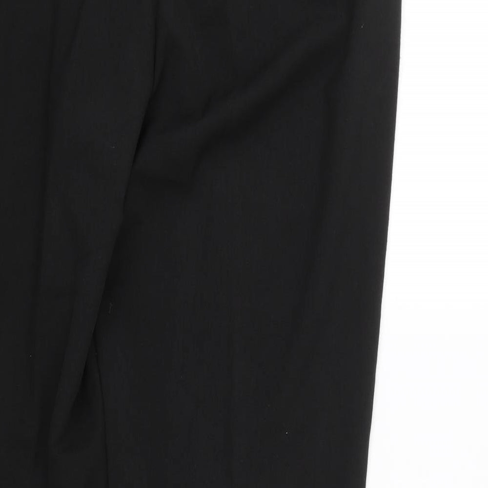 Womens UK Size 14 BHS Regular Fit  Black Trousers