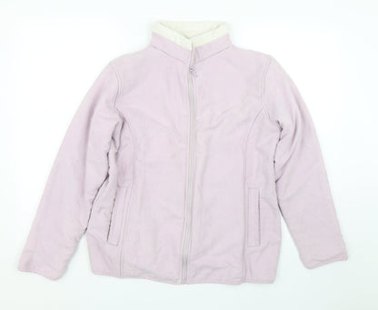 Drystone Womens Purple   Full Zip Sweatshirt Size 12