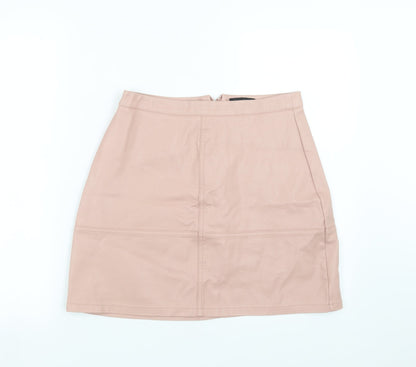 New Look Womens Pink   A-Line Skirt Size 10