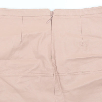 New Look Womens Pink   A-Line Skirt Size 10