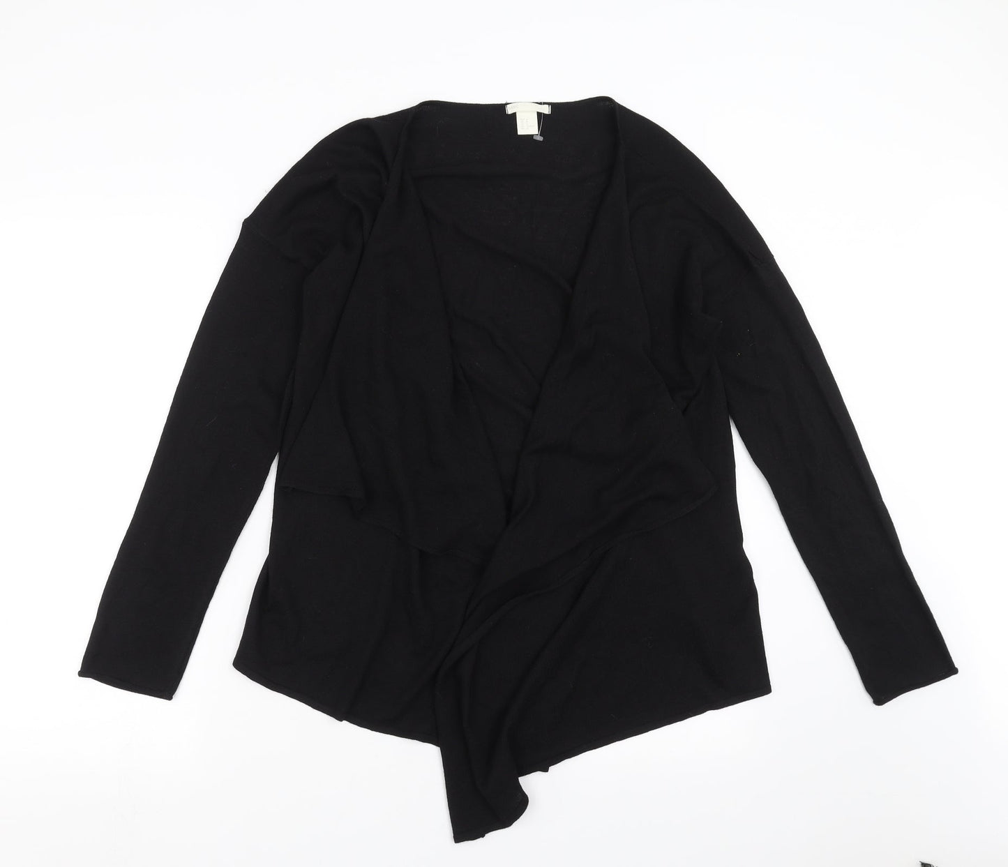 Womens UK Size M H&M Black Cardigan Jumper