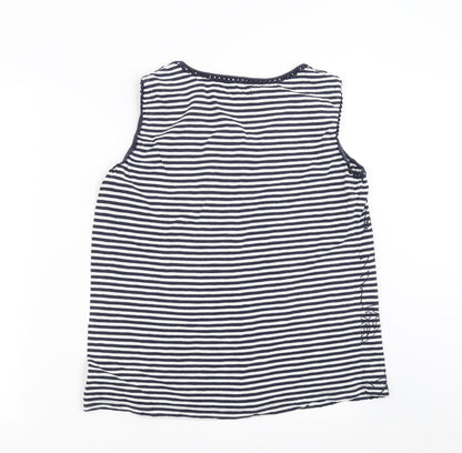Womens UK Size L Heyton Blue Basic T-Shirt