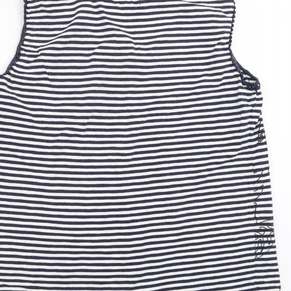 Womens UK Size L Heyton Blue Basic T-Shirt