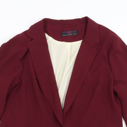 New Look Womens Purple   Jacket Blazer Size 14