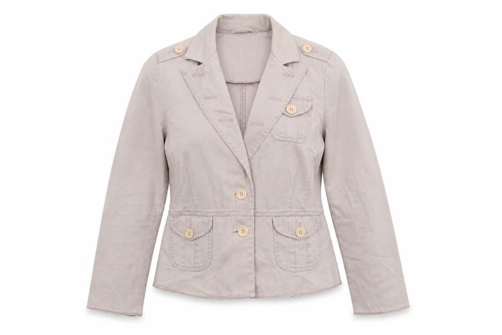 Womens UK Size 10 Bay Grey Jacket